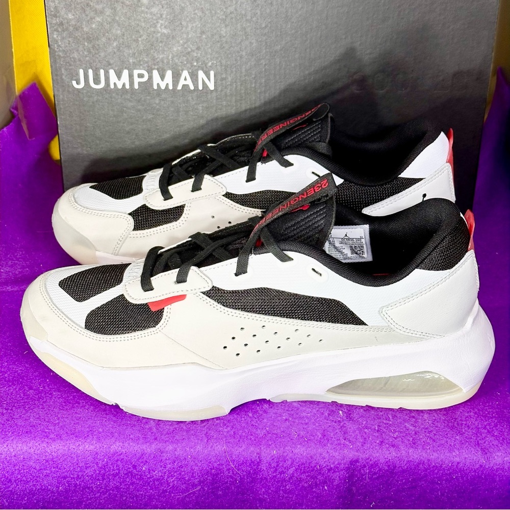 New Nike Jordan Air 200E Shoes Sneakers - Summit White/ Black DC9836-160 Size 12